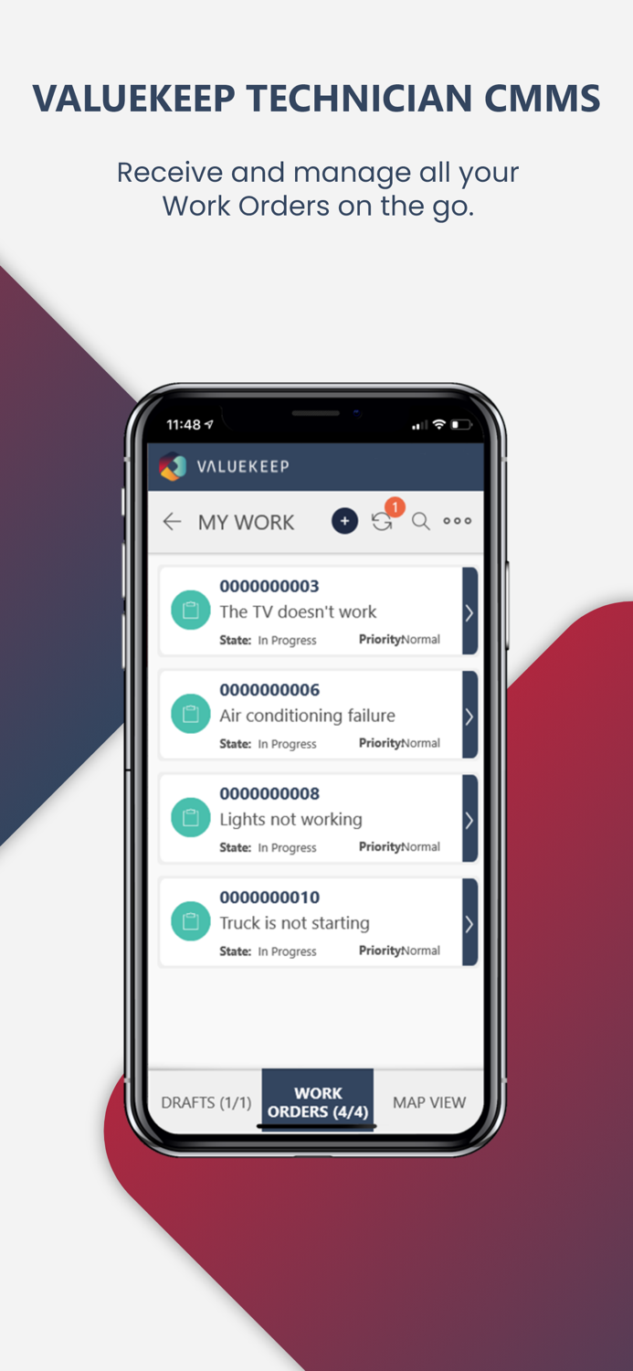 Valuekeep Technician CMMS