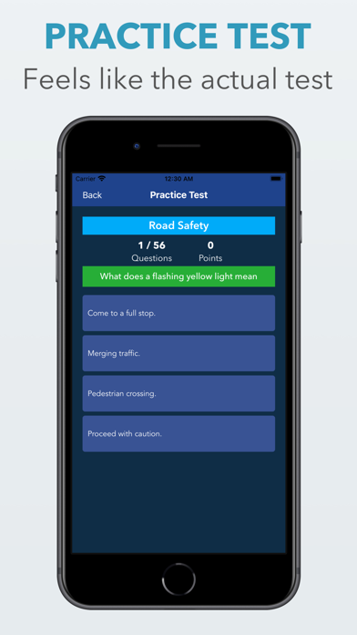 Virginia DMV Test Reviewer Screenshot