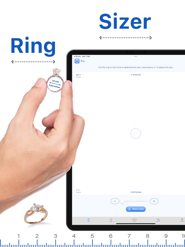 Ring Sizer - Ring Fing in de App Store