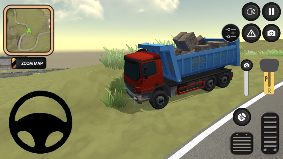 #3. Truck Dangerous Road Simulator (iOS) Podle: Ahmet Arsoy