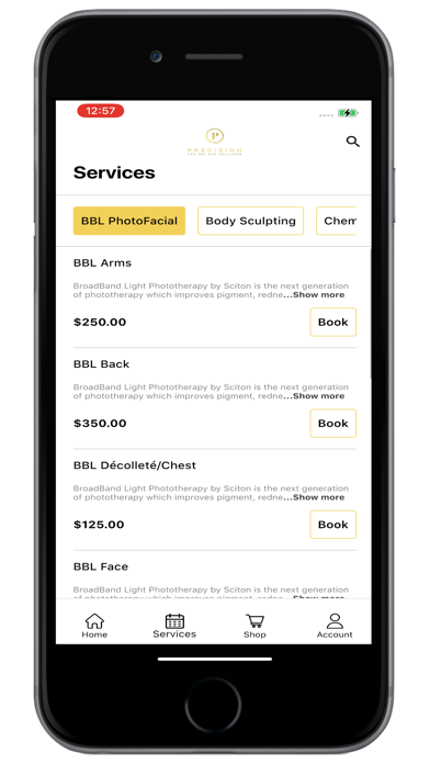 Precision Med Spa & Wellness Screenshot