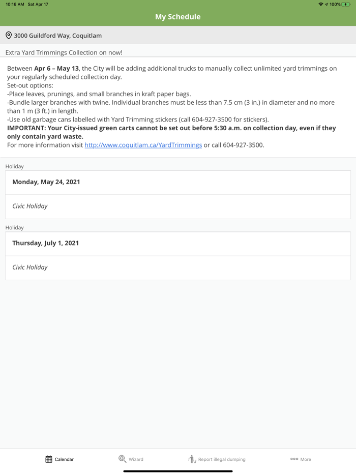 Coquitlam Curbside Collection