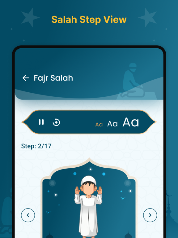 Easy Salah Steps: Prayer Guide iPad screenshot 4 - Lifestyle app