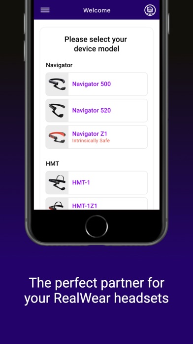 RealWear One Screenshot