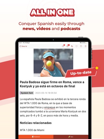 TODAI: Learn Spanish by newsのおすすめ画像1