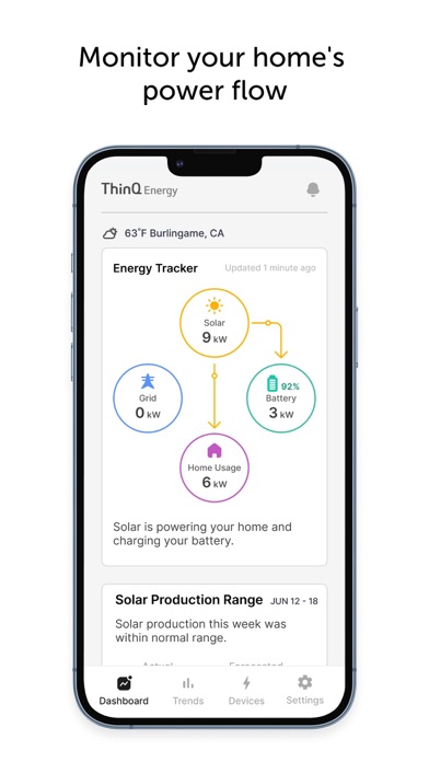 LG ThinQ Energy Screenshot