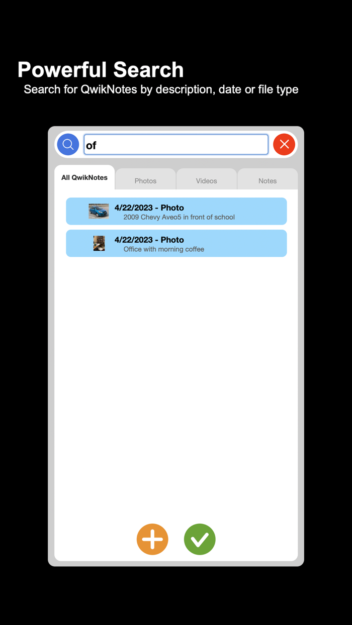 QwikNotes for iPhone