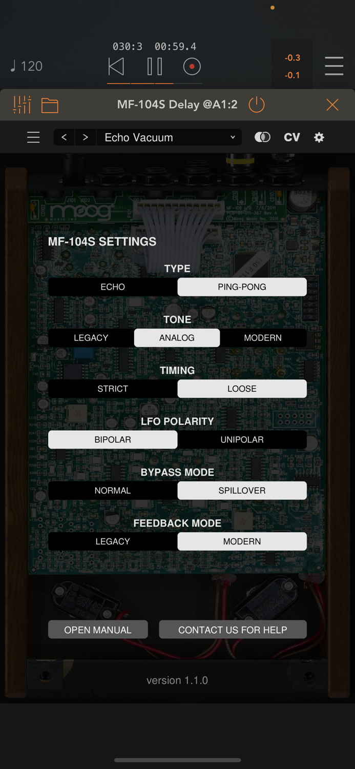 MF-104S Analog Delay