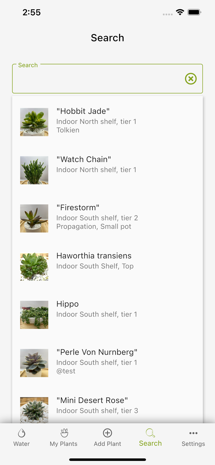 Succulent Tracker