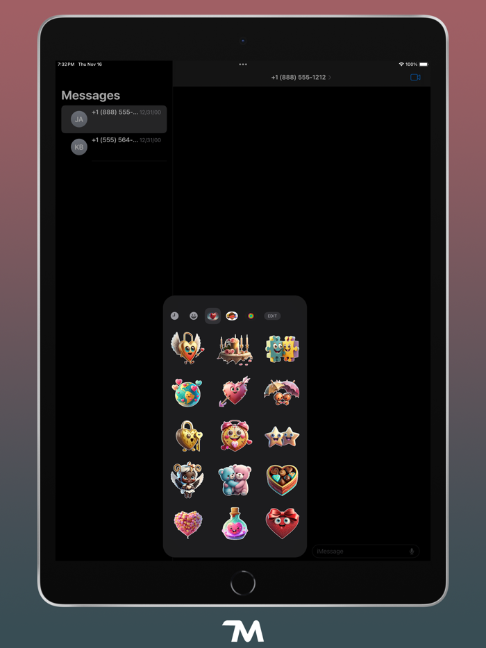 Saint Valentine Stickers