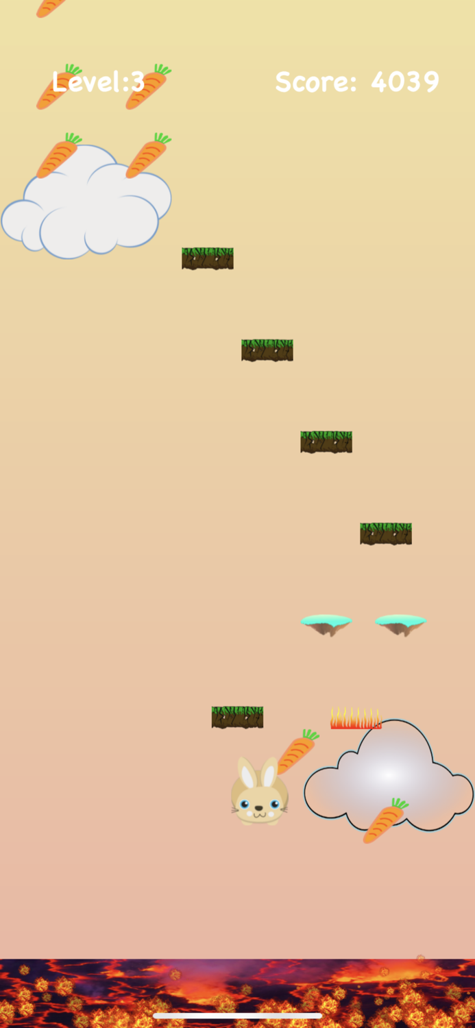 Lava Floor Escape Jumpy Bunny