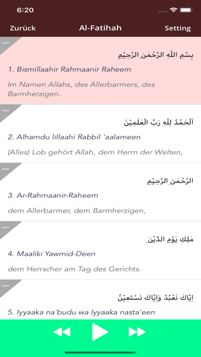Screenshot #2 pour Koran auf Deutsch - Al-Quran
