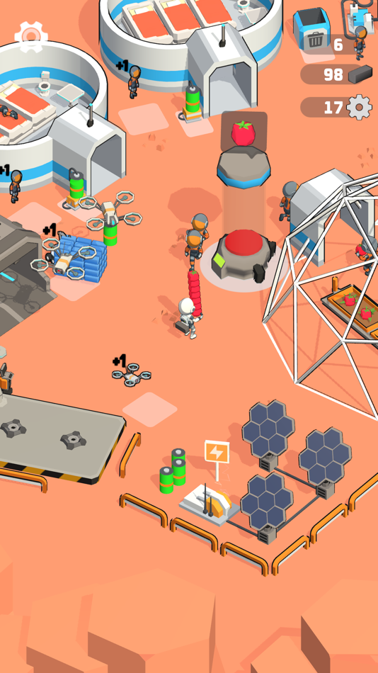 #3. Space Colony! (iOS) 由: NoBrain Studio