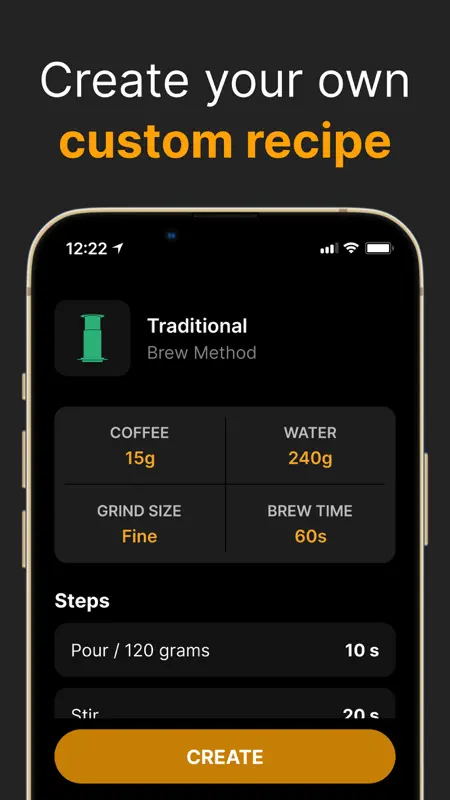 AeroPress Timer & Recipes screenshot 3 of 3