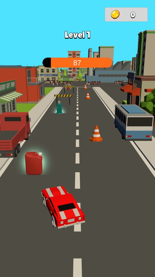 #2. Car Drift Run (iOS) By: vojii