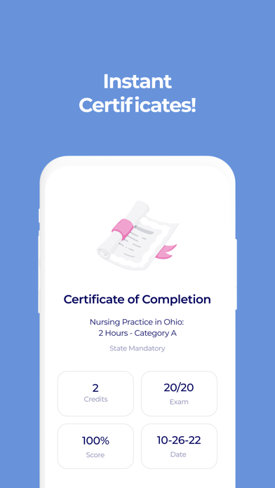 Ohio Nurse Practice Act CE Screenshot