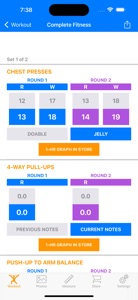 90 Day Workout Tracker 2 screenshot #1 for iPhone