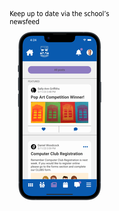 Ursuline High School App Screenshot