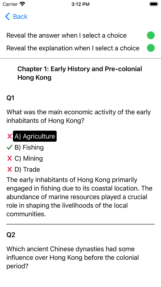 #1. History of Hong Kong Exam (iOS) 由: Martin Tseng