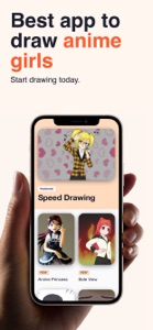 How To Draw Anime Girl screenshot #1 for iPhone