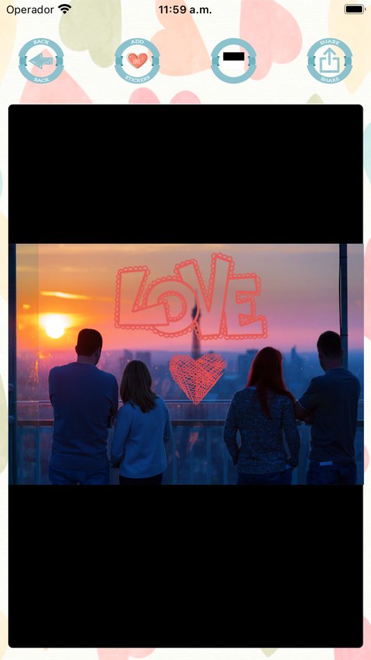 Sweet love stickers to photos - 2.2 - (iOS)