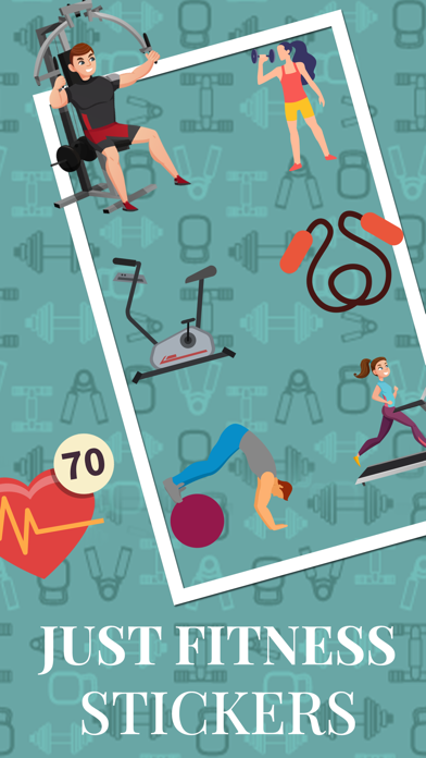 Just Fitness Stickers Screenshot