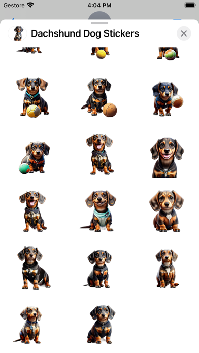 Dachshund Dog Stickers Screenshot