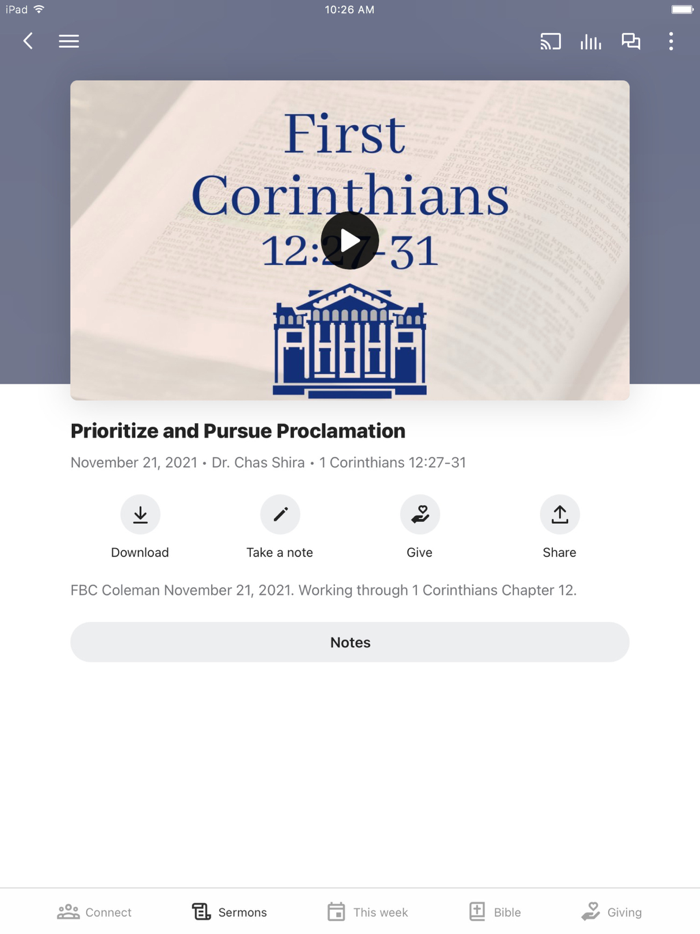 First Baptist Church Coleman