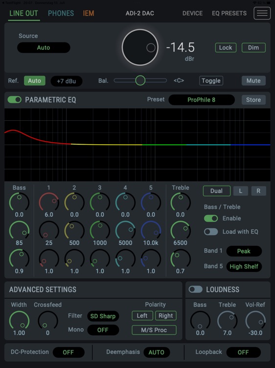 ADI-2 Remote for iPad