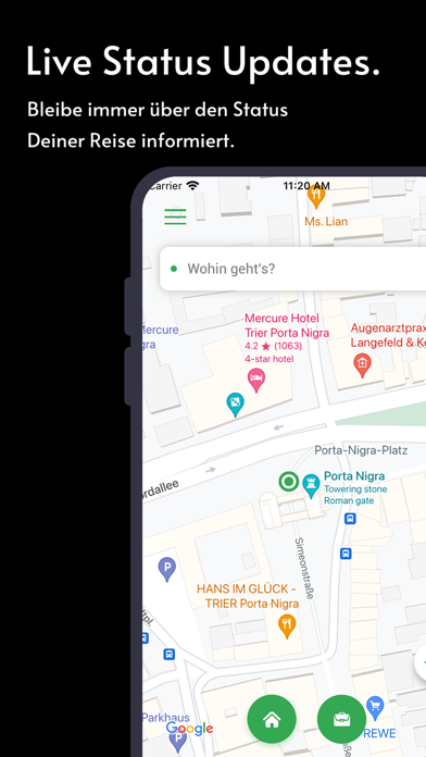 quickz - Günstige Fahrten Screenshot