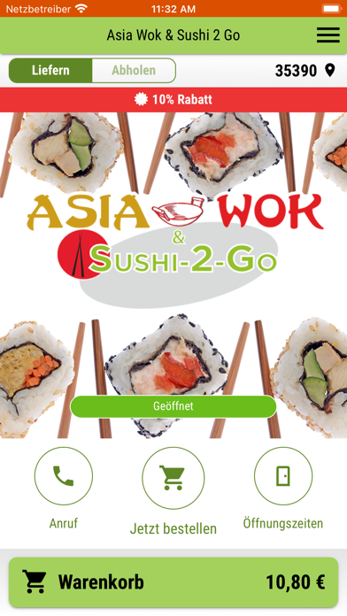 Asia Wok & Sushi 2 Go Screenshot
