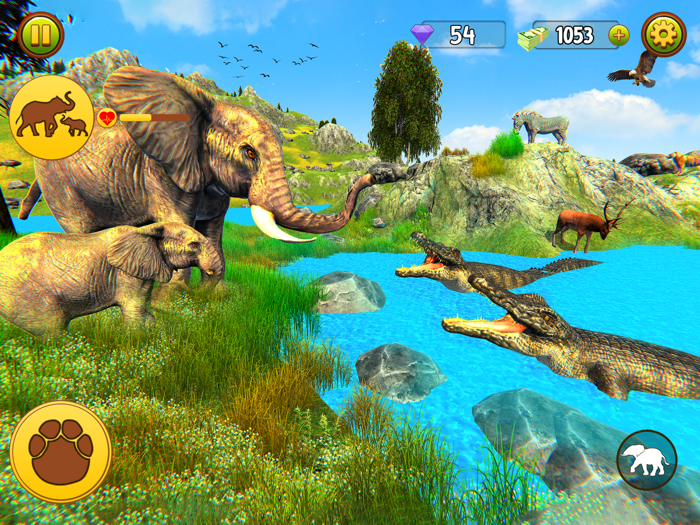 Wild Elephant Simulator Family