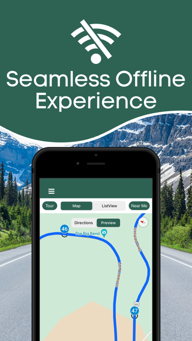 Icefields Parkway Audio Guide iPhone screenshot 6 - Travel app