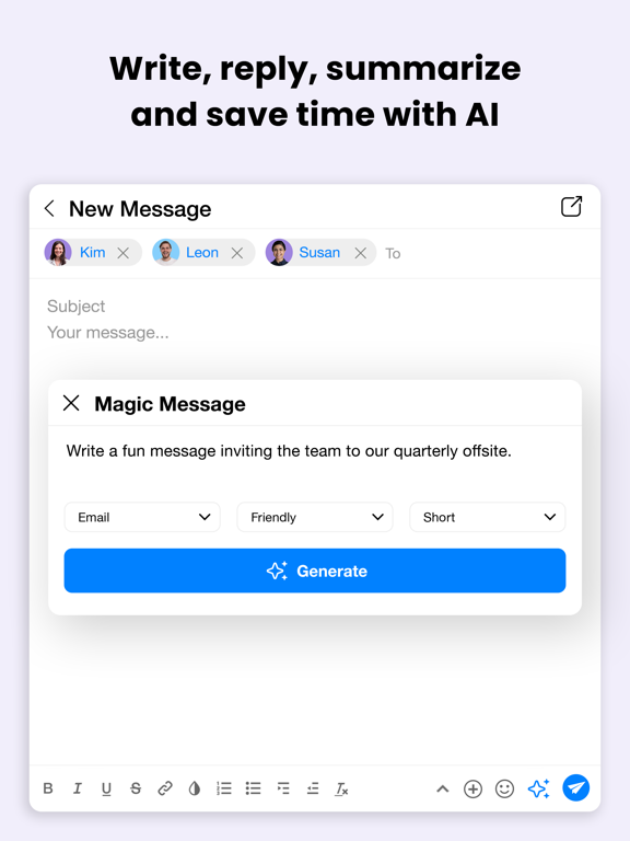 Screenshot #6 pour Spike: AI Email & Team Chat