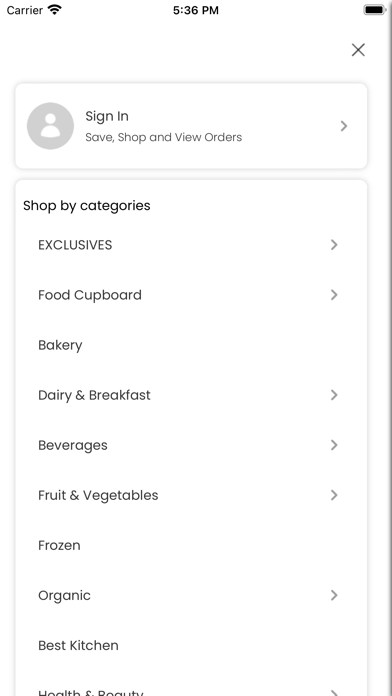 Screenshot #2 pour Best Grocery - Online Shopping