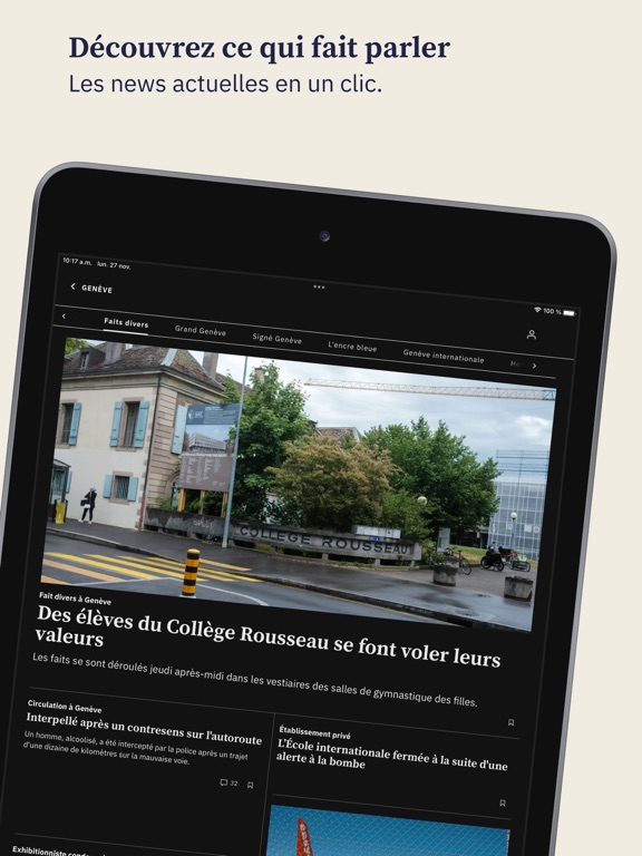 Screenshot #5 pour Tribune de Genève - Tablette