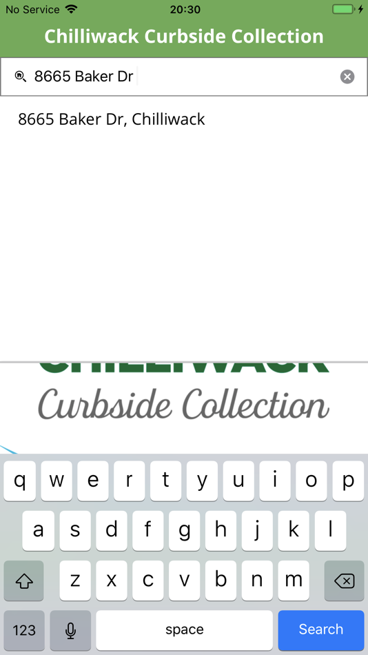 #2. Chilliwack Curbside Collection (iOS) By: City of Chilliwack