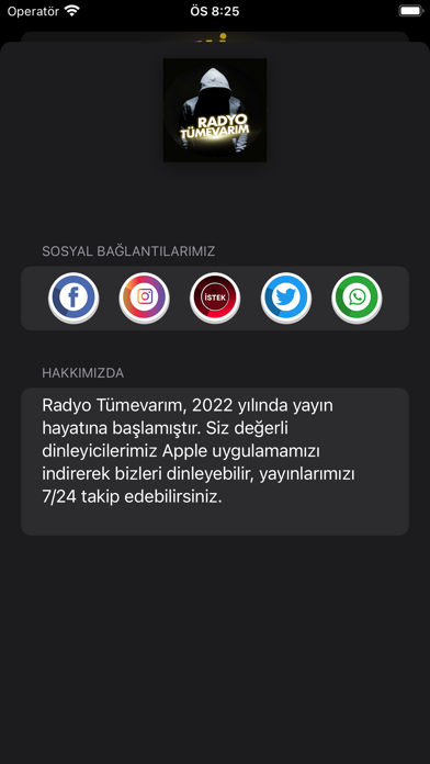 Radyo Tümevarım Screenshot
