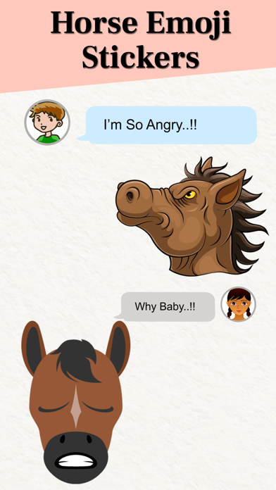 Horse Emojis for iMessage Screenshot