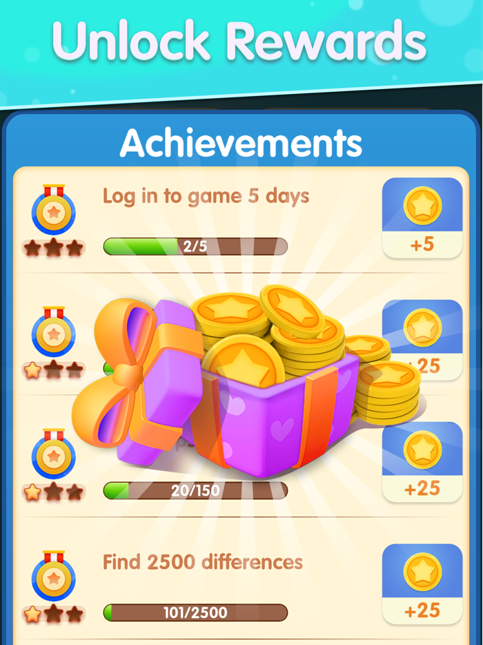 Find Differences Puzzle Game