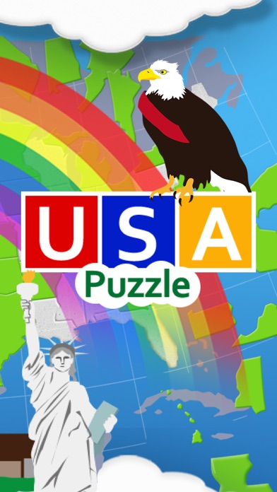 USA Map Puzzle HD Screenshot