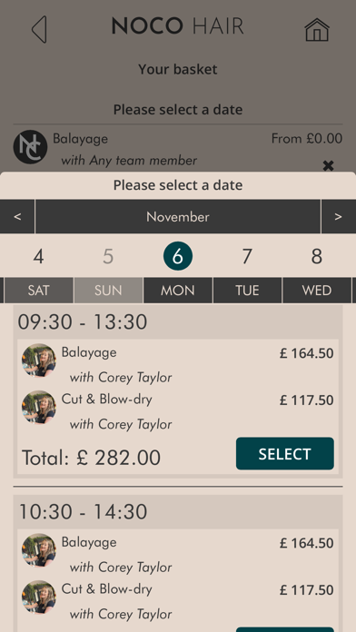NOCO Hair Salon Screenshot