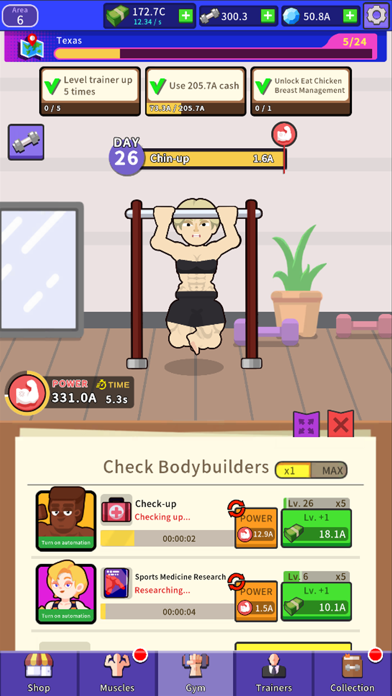 Idle Bodybuilder Manager Screenshot