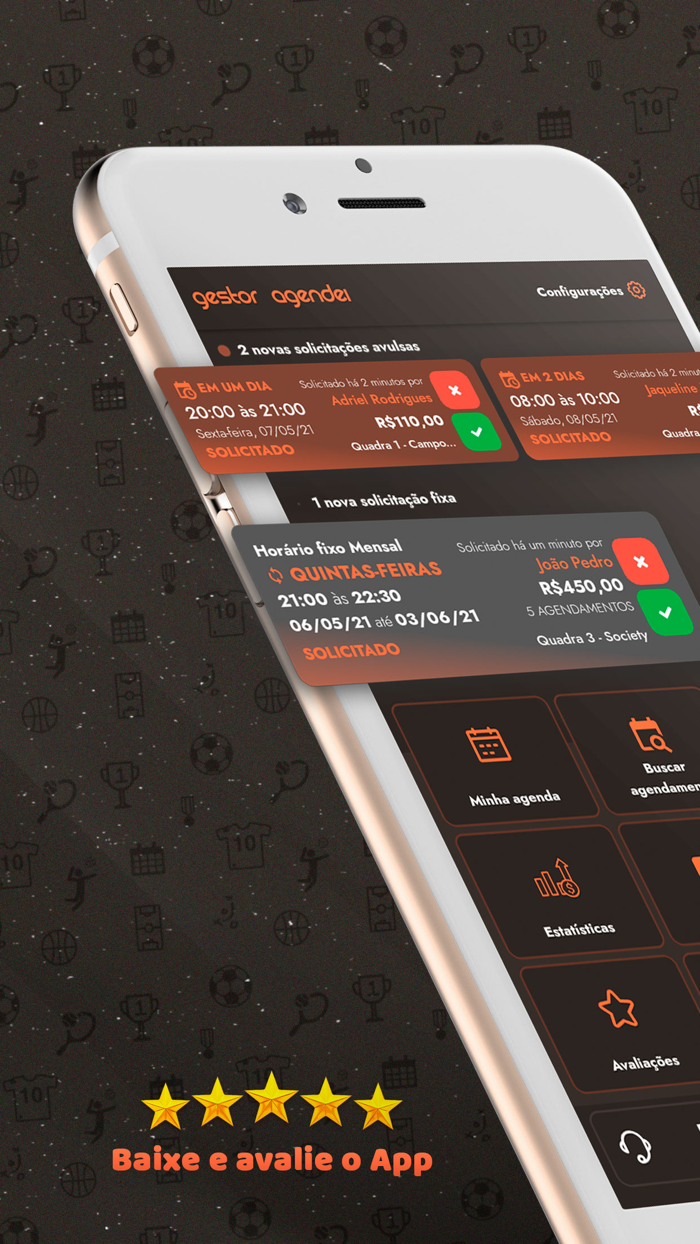 Gestor Agendei Quadras