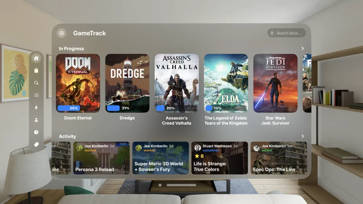 GameTrack screenshot 1