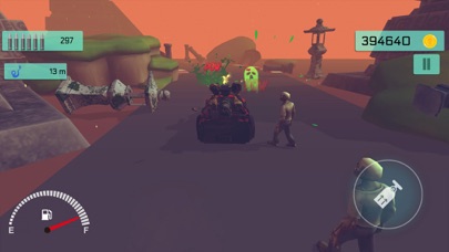 Zombie Shooter Car Battle Game Screenshot