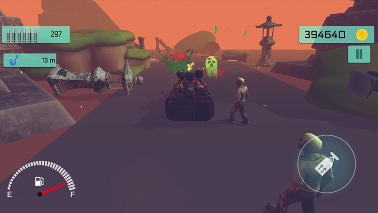 Zombie Shooter Car Battle Game screenshot-4