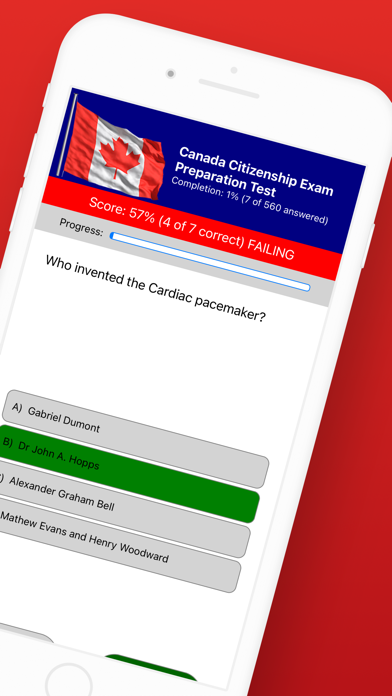 Canada Citizenship Exam Screenshot