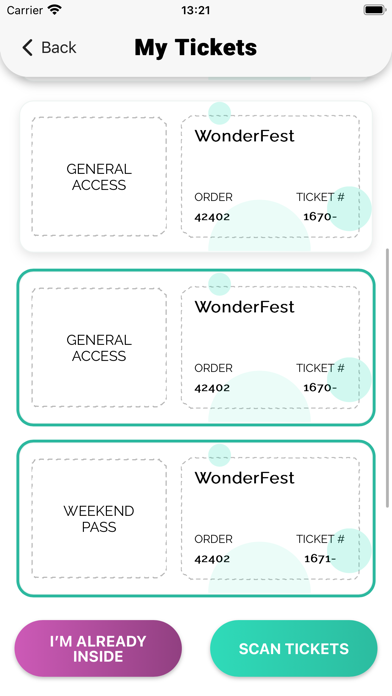 Upped Events Screenshot