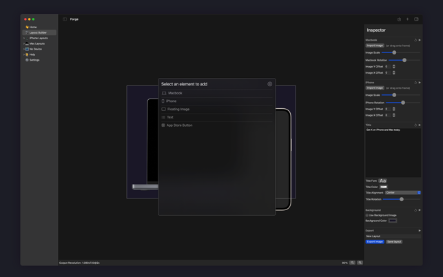 ‎Forge - Quick Marketing Images Screenshot